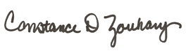 Constance D. Zouhary Signature